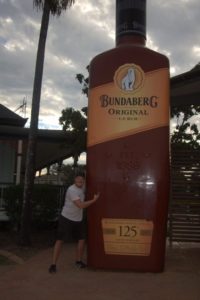 Bundaberg-kleine Flasche Rum gegönnt